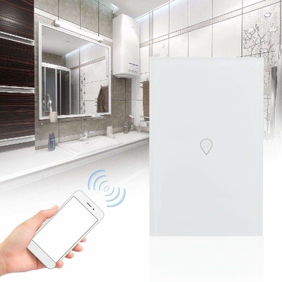 Glomarket Us Standard Wifi Heater Touch Wall Switch Home With Neutral APP Remote Control Metal Frame Switch