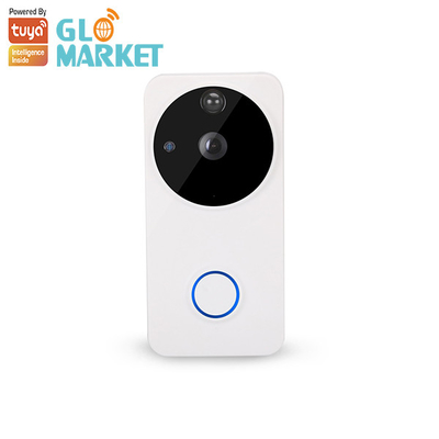 Μακρινή εξέταση με μπαταρίες έξυπνο Doorbell Tuya 1080P Wifi τηλεοπτικό Doorbell