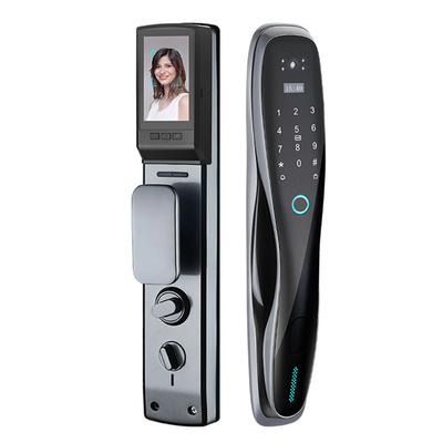 Glomarket 3D Face WIFI Smart Πλήρως αυτόματο Smart Lock Αποτυπώματα δακτύλων APP Κάρτα Κλειδί Ανοίξτε έξυπνη κλειδαριά πόρτας με κάμερα