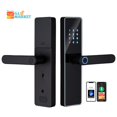 Glomarket Smart Cerradura Fechadura Ψηφιακό Tuya Ttlock Κλειδί RFID κάρτα κωδικός πρόσβασης δακτυλικά αποτυπώματα Smart Door Lock