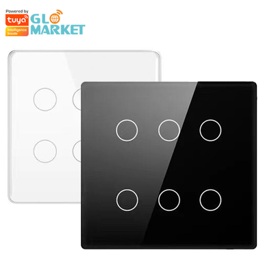 Glomarket Smart Wifi Βραζιλία 118*124 Switch Δουλειά με Google Alexa Βοηθός Tuya Smart Light Switch για το σπίτι