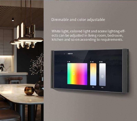 Glomarket 12 ιντσών Πολυλειτουργικός μουσικός οικοδεσπότης Αγγίξιμη οθόνη Zigbee Gateway Κεντρικό πίνακα ελέγχου για έξυπνες σκηνές