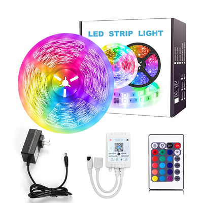 Λωρίδα φώτων LED με δυνατότητα ρύθμισης ρύθμισης χρώματος με τηλεχειριστήριο για χαμηλής ισχύος πολύχρωμη αδιάβροχη εξοικονόμηση ενέργειας με Wi-Fi