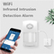 Σύστημα ανίχνευσης εισβολής υπέρυθρων τηλεχειριστηρίου Wifi Tuya Smart Home Alarm για το σπίτι