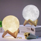 Glomarket Tuya 3D Printed Moon Lamp Night Light 16 εκατομμύρια χρώματα Ρυθμιζόμενο