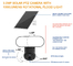 Έξυπνη προβολέων Wifi 4G κίνηση ασφάλειας 3MP καμερών ηλιακή που ακολουθεί τη διπλής κατεύθυνσης ακουστική κάμερα