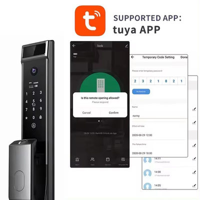 Glomarket Tuya Wifi αναγνώριση προσώπου έξυπνη κλειδαριά πόρτας με κάμερα