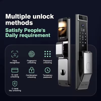Glomarket Tuya Wifi αναγνώριση προσώπου έξυπνη κλειδαριά πόρτας με κάμερα
