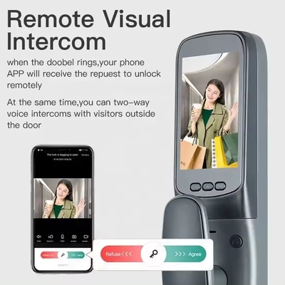 Glomarket Tuya Smart Door Lock 3d αναγνώριση προσώπου αυτόματες έξυπνες κλειδαριές με κάμερα έξυπνη βιομετρική ασφάλεια κλειδαριές πόρτας