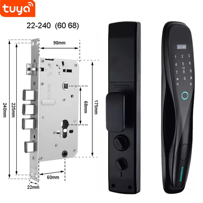 Glomarket 3D Face WIFI Smart Πλήρως αυτόματο Smart Lock Αποτυπώματα δακτύλων APP Κάρτα Κλειδί Ανοίξτε έξυπνη κλειδαριά πόρτας με κάμερα