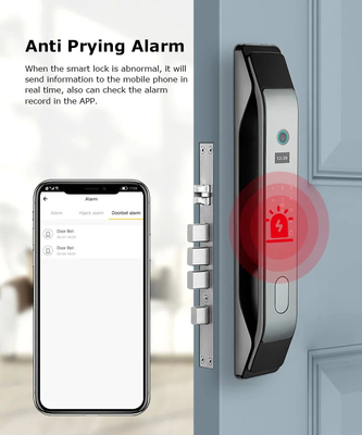 Glomarket Tuya Smart 3D Face Πλήρως αυτόματη κλειδαριά πόρτας Εφαρμογή Απομακρυσμένης Αποκλείδωσης Ακτινογραφία έξυπνη έξυπνη κλειδαριά πόρτας για έξυπνο σπίτι