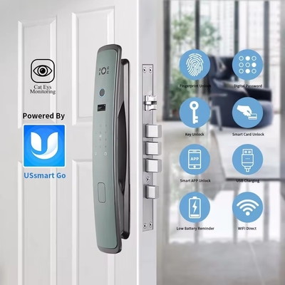 Glomarket Smart Tuya Wifi Πύλη κλειδαριά αυτόματο συναγερμό δακτυλικό αποτύπωμα Smart APP κλειδί ψηφιακό κωδικό πρόσβασης Ασφάλεια αυτόματη κλειδαριά