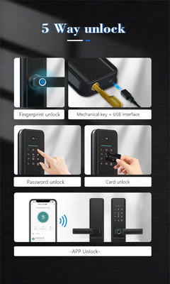 Glomarket Tuya Wifi έξυπνη κλειδαριά πόρτας με Cat Eye ψηφιακή κλειδαριά ηλεκτρονική δακτυλική δακτυλική πόρτα έξυπνο σπίτι