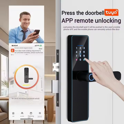 Glomarket Smart Cerradura Fechadura Ψηφιακό Tuya Ttlock Κλειδί RFID κάρτα κωδικός πρόσβασης δακτυλικά αποτυπώματα Smart Door Lock
