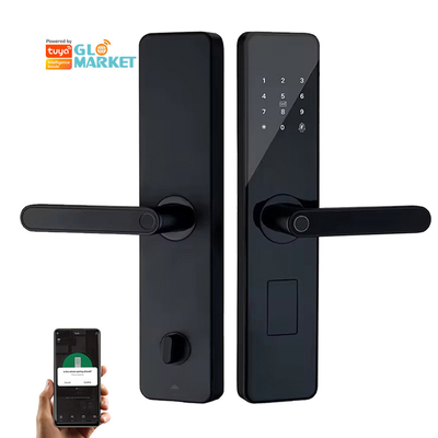 Glomarket Σπίτι Διαμέρισμα Tuya Smart WiFi Ψηφιακή κλειδαριά πόρτας Τηλέφωνο APP Απομακρυσμένο έλεγχο Ασφάλεια δακτυλικά αποτυπώματα έξυπνη κλειδαριά πόρτας