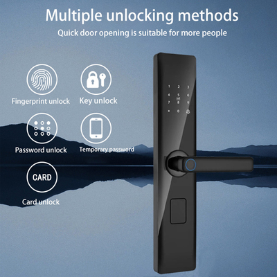 Glomarket Tuya Smart Security Ψηφιακή κλειδαριά πόρτας Βιομετρικό χερούλι δακτυλικών αποτυπωμάτων έξυπνη κλειδαριά ξενοδοχείο διαμέρισμα δωμάτιο κλειδαριά εργοστασιακή τιμή