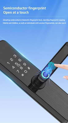 Glomarket Tuya Smart Door Lock Bedroom Home Ψηφιακό βιομετρικό αποτύπωμα δακτυλικών χεριών Ευφυές χερούλι Ηλεκτρονικές κλειδαριές