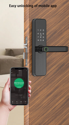 Glomarket Tuya Smart Door Lock Bedroom Home Ψηφιακό βιομετρικό αποτύπωμα δακτυλικών χεριών Ευφυές χερούλι Ηλεκτρονικές κλειδαριές