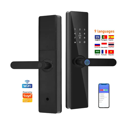 Glomarket Tuya TTlock Φαγγαρογραφία Ψηφιακό Password Διαμέρισμα Σπίτι Δωμάτιο Cerraduras Intelligentes Ασφάλεια έξυπνη ξύλινη κλειδαριά πόρτας