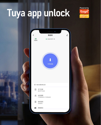 Glomarket Courtyard Villa Gate Lock Υψηλής Ασφάλειας Αδιάβροχο Διανοητικό Διπλό Ακτινογραφικό Password Smart Lock