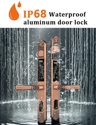 Glomarket Courtyard Villa Gate Lock Υψηλής Ασφάλειας Αδιάβροχο Διανοητικό Διπλό Ακτινογραφικό Password Smart Lock