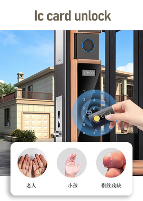 Glomarket Courtyard Villa Gate Lock Υψηλής Ασφάλειας Αδιάβροχο Διανοητικό Διπλό Ακτινογραφικό Password Smart Lock