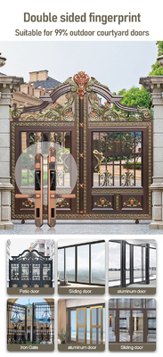 Glomarket Courtyard Villa Gate Lock Υψηλής Ασφάλειας Αδιάβροχο Διανοητικό Διπλό Ακτινογραφικό Password Smart Lock