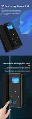 Glomarket Tuya Smart 3d αναγνώριση προσώπου Wifi Glass Door Lock Αποτυπώματα δακτύλων Κάρτα Password Ηλεκτρονική κλειδαριά πόρτας γυαλιού για γραφείο