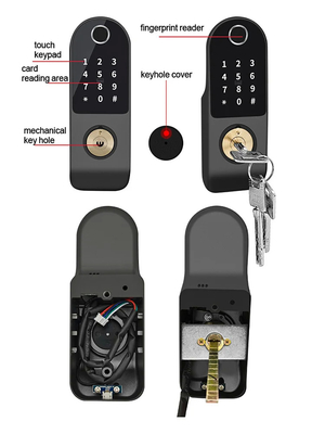 Glomarket Tuya Ανερόπλεκτο Ψηφιακό TTLock Απομακρυσμένο Ανοίξτε διπλό πλευρικό έξυπνο κλειδί αποτυπωμάτων δακτύλων