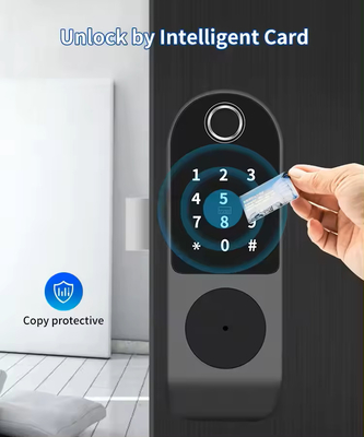 Glomarket Tuya Ανερόπλεκτο Ψηφιακό TTLock Απομακρυσμένο Ανοίξτε διπλό πλευρικό έξυπνο κλειδί αποτυπωμάτων δακτύλων
