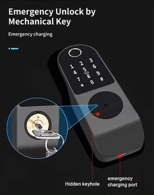 Glomarket Tuya Ανερόπλεκτο Ψηφιακό TTLock Απομακρυσμένο Ανοίξτε διπλό πλευρικό έξυπνο κλειδί αποτυπωμάτων δακτύλων