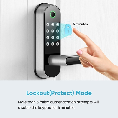 Glomarket Smart Home Ασφάλεια ψηφιακή κλειδαριά Tuya Wifi Keyless δακτυλικά αποτυπώματα Βιομετρική έξυπνη κλειδαριά πόρτας