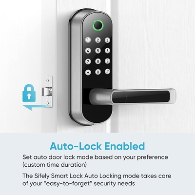 Glomarket Smart Home Ασφάλεια ψηφιακή κλειδαριά Tuya Wifi Keyless δακτυλικά αποτυπώματα Βιομετρική έξυπνη κλειδαριά πόρτας