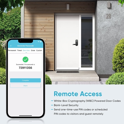 Glomarket Smart Home Ασφάλεια ψηφιακή κλειδαριά Tuya Wifi Keyless δακτυλικά αποτυπώματα Βιομετρική έξυπνη κλειδαριά πόρτας