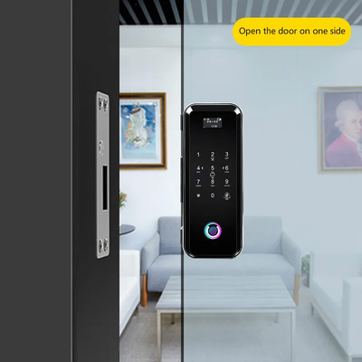Glomarket Smart Tuya Wifi Glass Door Lock Ακτινογραφημένο ψηφιακό πληκτρολόγιο κωδικό πρόσβασης Λοκ ευφυής σύνδεση Απομακρυσμένη ξεκλείδωση