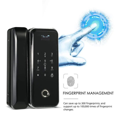 Glomarket Smart Tuya Wifi Glass Door Lock Ακτινογραφημένο ψηφιακό πληκτρολόγιο κωδικό πρόσβασης Λοκ ευφυής σύνδεση Απομακρυσμένη ξεκλείδωση