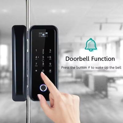 Glomarket Smart Tuya Wifi Glass Door Lock Ακτινογραφημένο ψηφιακό πληκτρολόγιο κωδικό πρόσβασης Λοκ ευφυής σύνδεση Απομακρυσμένη ξεκλείδωση