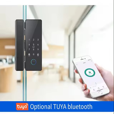 Glomarket Tuya Smart Glass Door Lock Βιομετρικό δακτυλικό αποτύπωμα BLE Smart Electronic Lock Για γραφείο