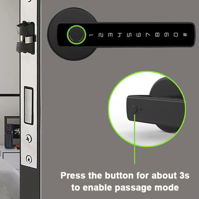 Glomarket Tuya Ble Smart Lock Ασφάλεια Ηλεκτρονική Χωρίς Κλειδί έξυπνη πόρτα λαβή κλειδαριού κλειδαριού εσωτερικού δωματίου