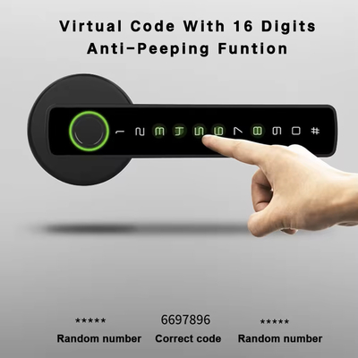Glomarket Tuya Ble Smart Lock Ασφάλεια Ηλεκτρονική Χωρίς Κλειδί έξυπνη πόρτα λαβή κλειδαριού κλειδαριού εσωτερικού δωματίου