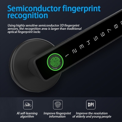 Glomarket Tuya Ble Smart Lock Ασφάλεια Ηλεκτρονική Χωρίς Κλειδί έξυπνη πόρτα λαβή κλειδαριού κλειδαριού εσωτερικού δωματίου