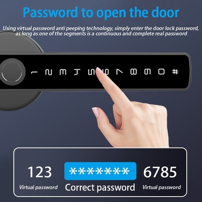 Glomarket Tuya Ble Smart Lock Ασφάλεια Ηλεκτρονική Χωρίς Κλειδί έξυπνη πόρτα λαβή κλειδαριού κλειδαριού εσωτερικού δωματίου