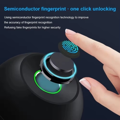 Γλομάρκετ Wholesale Intelligent Round Ball Knob Lock Keyless Smart Door Handle Lock Tuya App Control Smart Fingerprint Door Lock Το κλειδί της πόρτας δεν έχει κλειδί.