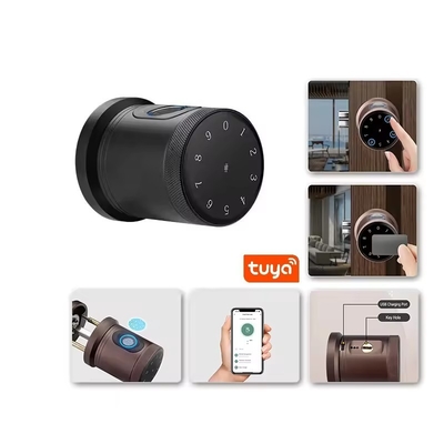 Glomarket Νέο στυλ Tuya App Control Smart Lock Door Αποτύπωμα δακτύλου Password Σπίτι Ξενοδοχείο Διαμέρισμα Ηλεκτρονικό Smart Door Knob Lock