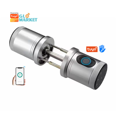 Glomarket Νέο στυλ Tuya App Control Smart Lock Door Αποτύπωμα δακτύλου Password Σπίτι Ξενοδοχείο Διαμέρισμα Ηλεκτρονικό Smart Door Knob Lock