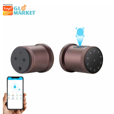 Glomarket Νέο στυλ Tuya App Control Smart Lock Door Αποτύπωμα δακτύλου Password Σπίτι Ξενοδοχείο Διαμέρισμα Ηλεκτρονικό Smart Door Knob Lock