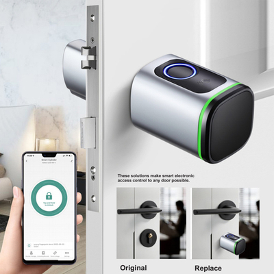 Glomarket Home Smart Door Lock Ttlock Smart Fingerprint Card Key Unlock Ρυθμιζόμενο κύλινδρο Euro Smart Lock Tuya App Πύλη κλειδαριού