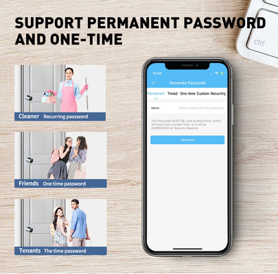 Glomarket Tuya Ttlock Smart Digital Keyless Door Lock Κύλινδρο συνδυασμός κωδικού πρόσβασης &amp; κάρτας Ηλεκτρονική κλειδαριά Κύλινδροι έξυπνη κλειδαριά