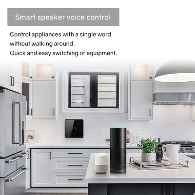Glomarket Smart ΕΕ/Ηνωμένο Βασίλειο 1-4Gang Wall Switch WIFI/Zigbee Glass Panel Light Switch Tuya Smart Switch με Google Alexa