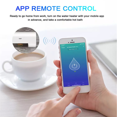 Glomarket Tuya Smart Glass Touch Button Wifi Smart Boiler Switch Alexa Voice Control EU Standard Κλειστή θερμαντήρα νερού